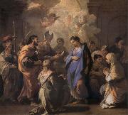 Luca Giordano Holy Ana and the nina Maria Second mitade of the 17th century china oil painting reproduction